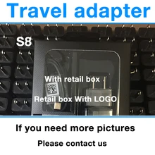 10 шт./лот светодиод US/EU/UK адаптер пробки Быстродействующее зарядное устройство+ 1,2 м Тип C USB кабель для Samsung S8 Plus S9 S10 с коробкой