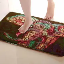 Слон стиль коврик для ванной комнаты, смешной Противоскользящий коврик для ванной, занавески для душа s аксессуары, соответствующие вашей душевой занавеске