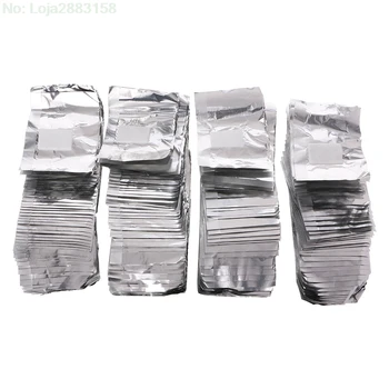 

200pcs Aluminium Foil Nail Art Soak Off Acrylic Gel Polish Nail Wraps Remover