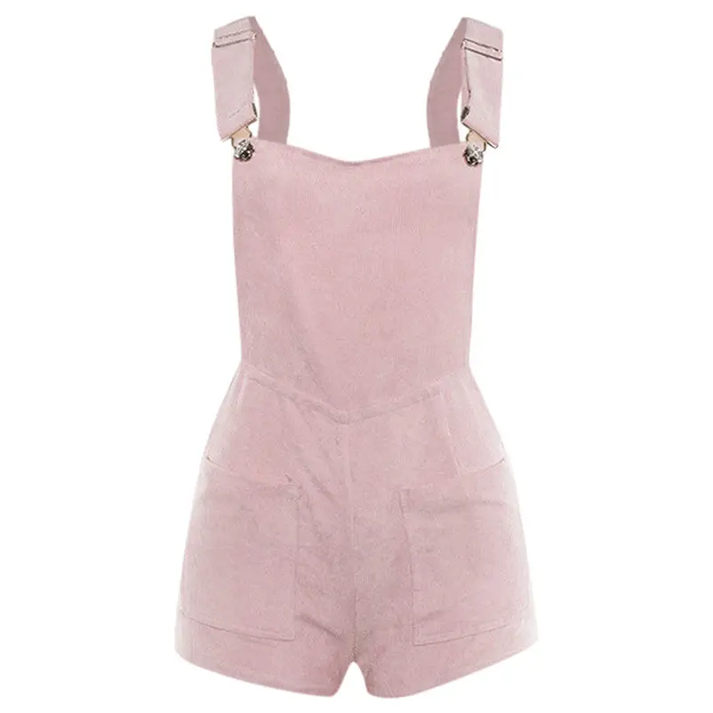 

Cotton Linen Women Summer With Straight Strips Short Romper 2019 New Wide Leg Casual Loose Overalls Jumpsuits Short Bib Pant F4