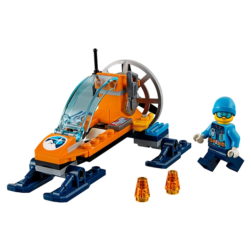 

02106 BELA 10991 Building Blocks Compatible Legoland 60190 60190 Arctic Ice Glider City Arctic Expedition