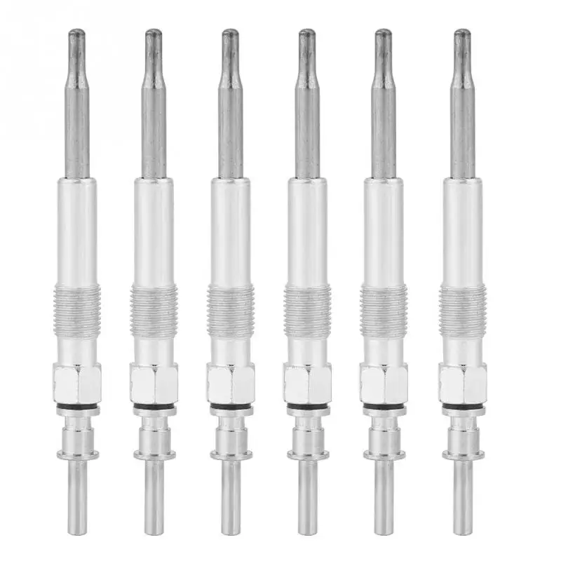6x Metal For Diesel Heater Glow Plugs Heater Plug For BMW 3 5 6 7