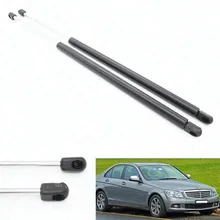 2pcs Front Bonnet Hood Gas Struts Lift Springs for Mercedes Benz W204 C180 C200 C220 C250 C280 C300 2009-2014 65 cm