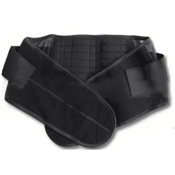 

New Arrivals Black Adjustable Self-heating Back Support Belt Lower Waist Double Pull Adjust Breathable Lift Fitness Waistband