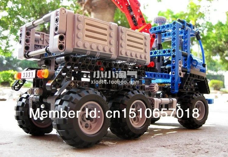 

Free Shipping DECOOL 3331 LARGE 805Pcs Exploiture Crane model Enlighten Plastic building blocks sets educational children toys