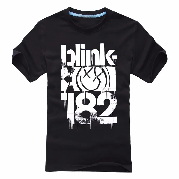 20 дизайнов Blink 182 рок бренд рубашка 3D Улыбка ММА милый фитнес панк, хард-рок тяжелый металл хлопок скейтборд хип хоп