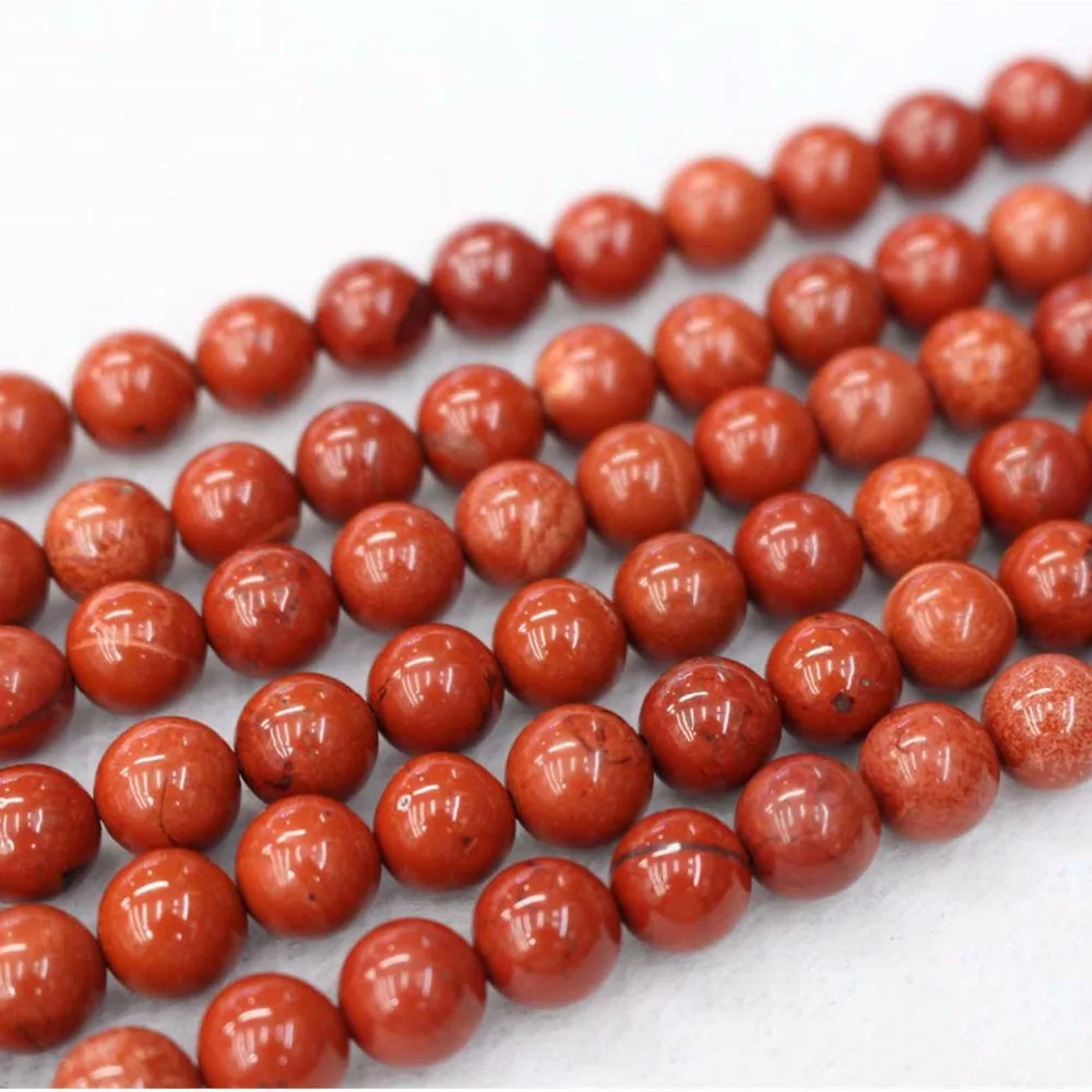 

Natural AA Red Jaspers beads,4mm 6mm 8mm 10mm 12mm Red Jaspers round beads.DIY Jewelry Making