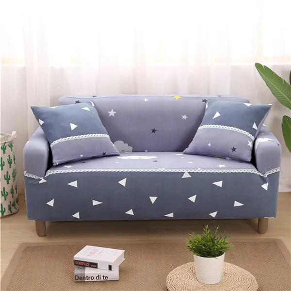Универсальный чехол для дивана, кресло, угловой диван, эластичные диванные чехлы, L образный Диванный чехол для гостиной - Цвет: Color 6