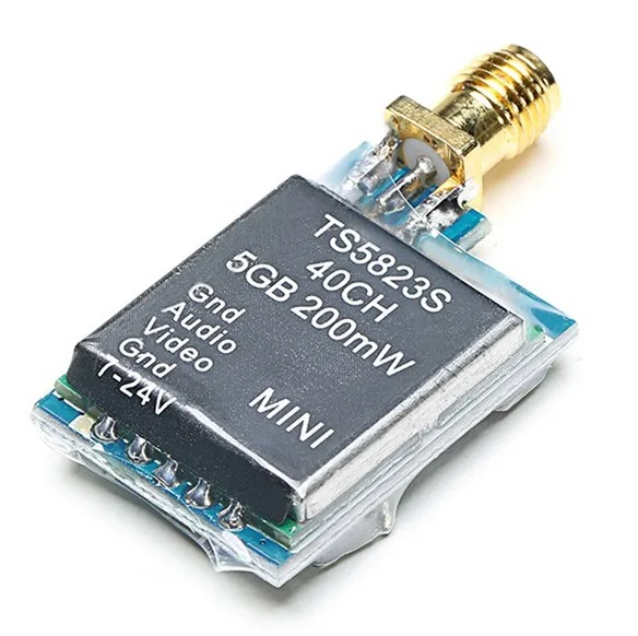 

Feiying TS5823S 5.8G 200mW 40CH Mini AV Wireless Transmitter For Multicopter QAV250