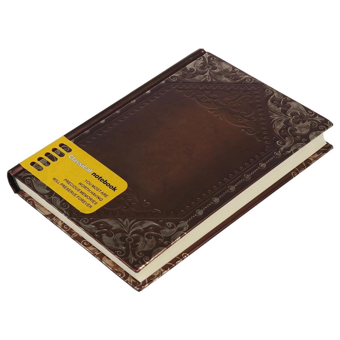 

Wholesale 5pcs of Retro Vintage Personal Notebook Diary Journal Organiser Book School Office Use Dark brown