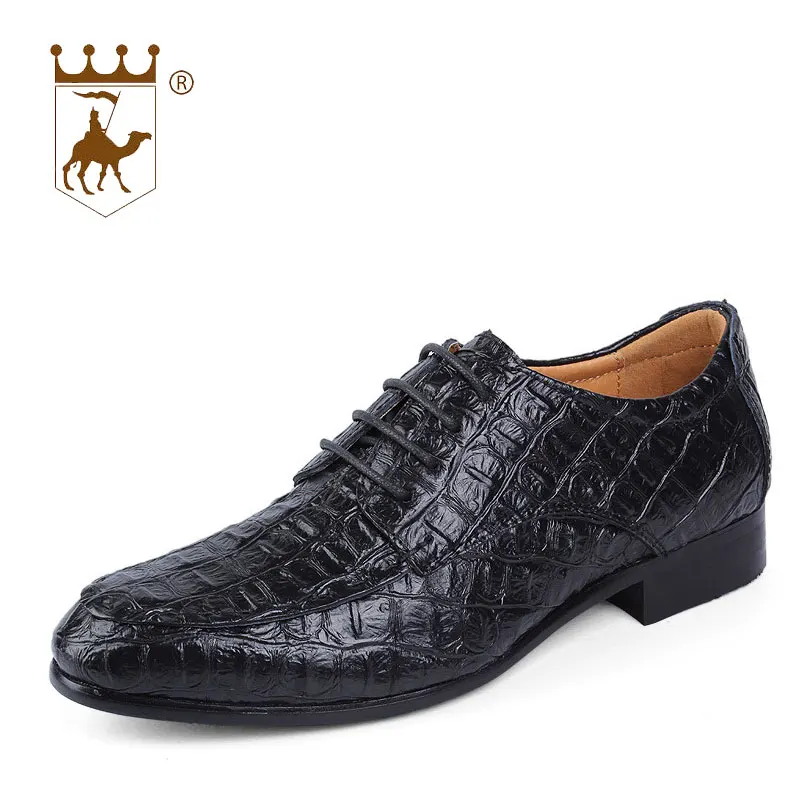 

BACKCAMEL 2018 Spring Autumn Men Dress Shoes Leather Men's Business Casual Shoes Flat Leisure British Footwear Large Size 36-50