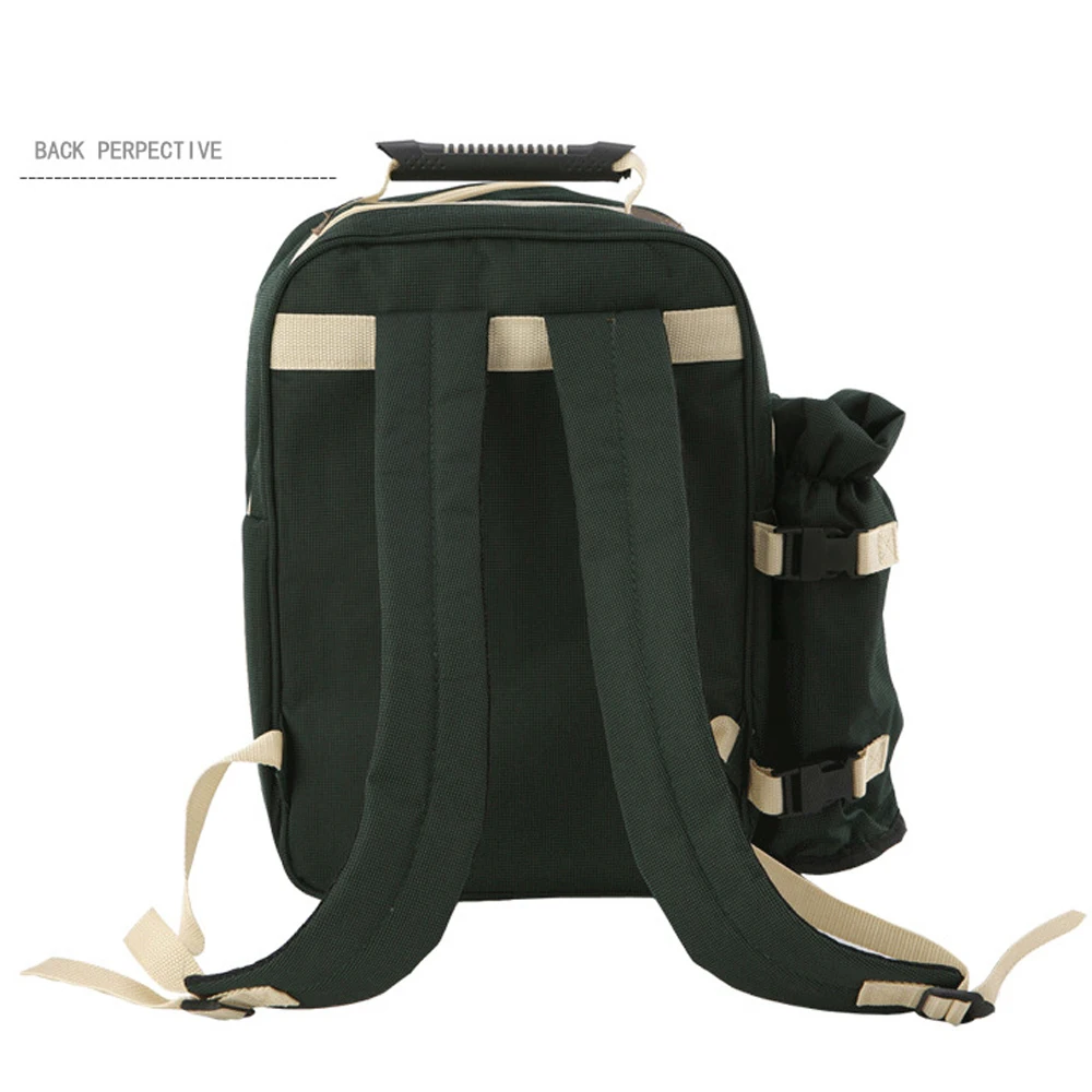 Acampamento ao ar Bolsa do Piquenique Mochila de Piquenique Conjunto de Mesa de Piquenique Livre Portátil Ombro Backapck Churrasco Ferramenta Pacote Bolsas 4 Pessoas no 6 CHURRASCO Ferramenta Pacote Conjunto de Mesa de Piquenique Sacos 4 Pessoas