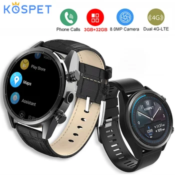 

Kospet Hope 4G LTE Mobile Smart Watch Android7.1.1 Camera 3GB+32GB Bluetooth Ip67 Waterproof 1.3 Inch Touch Screenreen Watch
