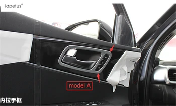 

ABS ! Accessories For KIA Sorento L 2015 2016 2017 Inner Car Door Doorknob Handle Bowl Molding Cover Kit Trim 4 Pcs / 2 Model