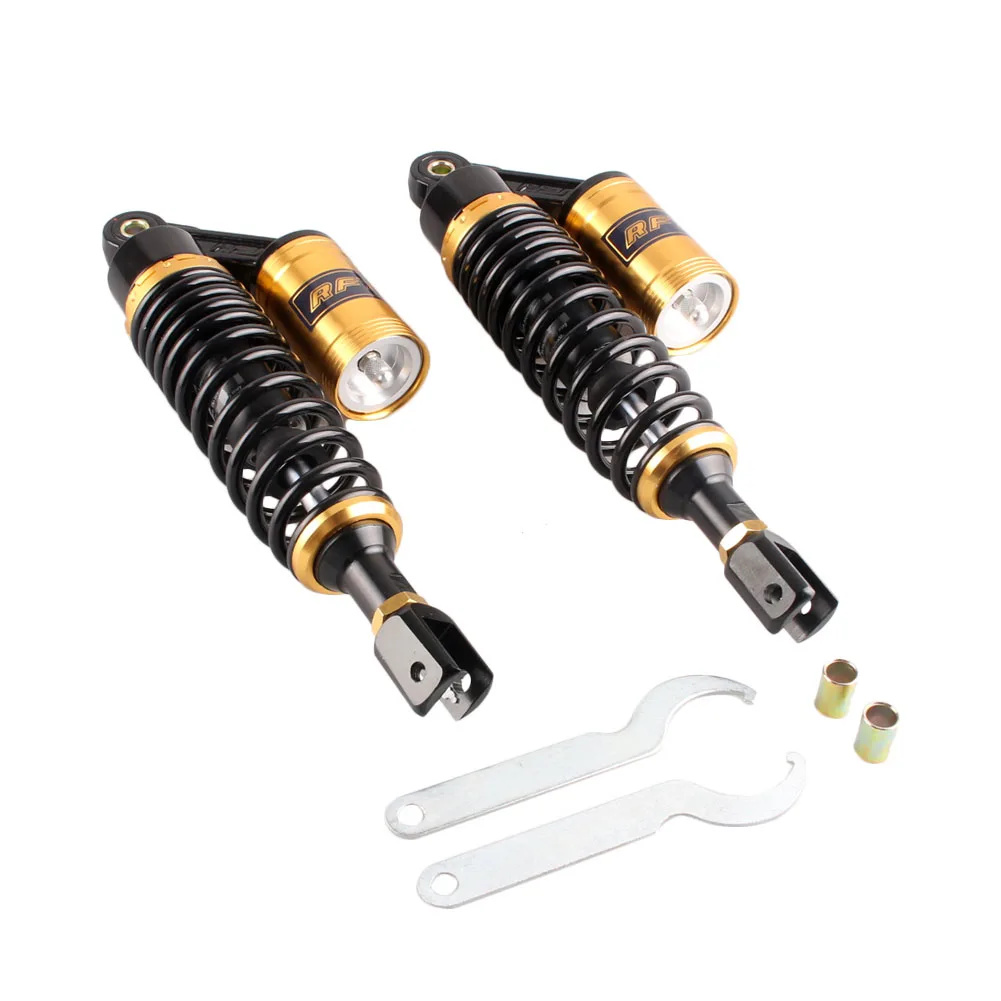 Universal 12.5" 320mm Motorcycle Air Shock Absorber Rear Suspension For