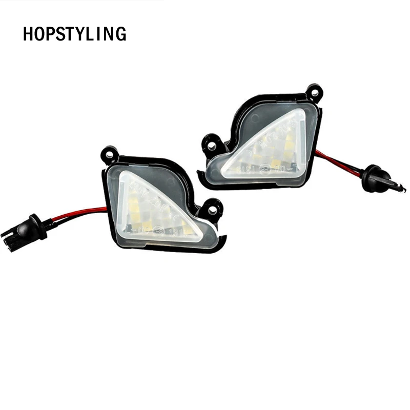 2x Error Free White LED Under Side Mirror Light Puddle Lamp for Skoda Octavia Mk3 5E 2012-2017