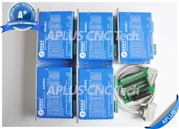 

5 PCS Leadshine AM882, Stepper Motor Driver with Sensorless Detection, Up to 80VDC / 8.2A / 512 microstep