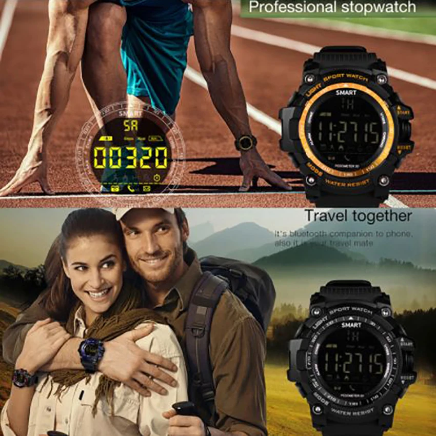 Спортивные Смарт часы EX16 с Bluetooth водонепроницаемые до 50 м|bluetooth smart watch|smart watchbluetooth