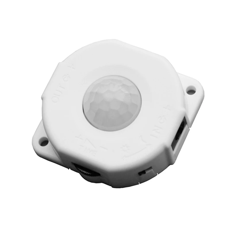  DC 12V 24V 6A Automatic Infrared PIR Motion Sensor Switch For LED light Lamp Black/White - 32837877139
