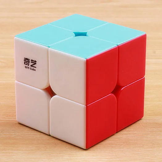 

QIYI magic cube 2x2x2 Speed Puzzle cube stickerless Cube 2*2*2 toys for Children birthday gift magico cubo