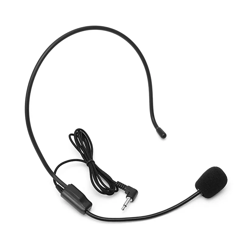 

3.5mm Wired Microphone Headset Studio Conference Speaker For Voice Amplifier Mic