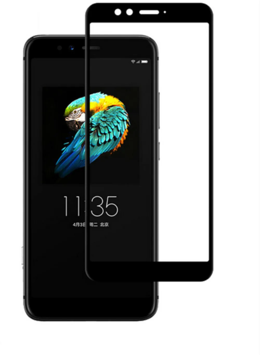 

For Lenovo S5 Z5 Full Coverage 0.3MM 2.5D 9H Printing Tempered Glass Screen Protector Anti-Scratch Colored Skin Guard LCD Film