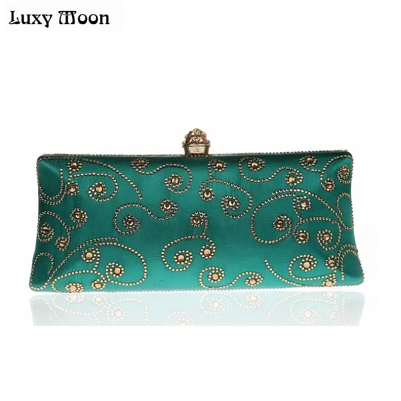 

Green Evening Bag Gold Clutch Bags Red Blue Evening Clutch Women Wedding Bride Purse Mini Handbag Shoulder Bags party bag