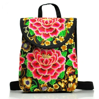 

National wind bag embroidery small backpack Yunnan embroidery bag embroidery shoulder women's embroidery bag