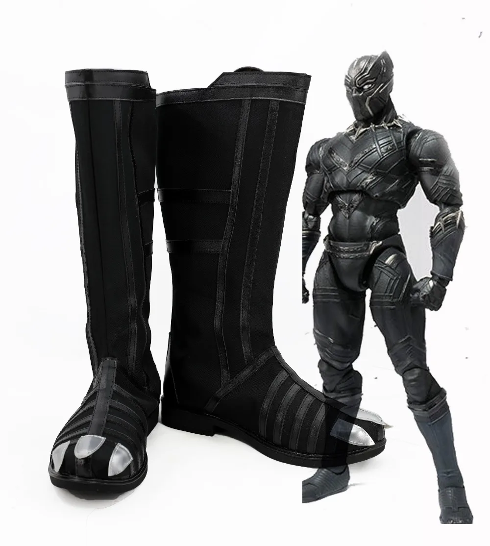 

Avengers 3 Captain America Shoes Civil War Black Panther Shoes Boots Cosplay Boots Shoes Halloween Carnival Cosplay