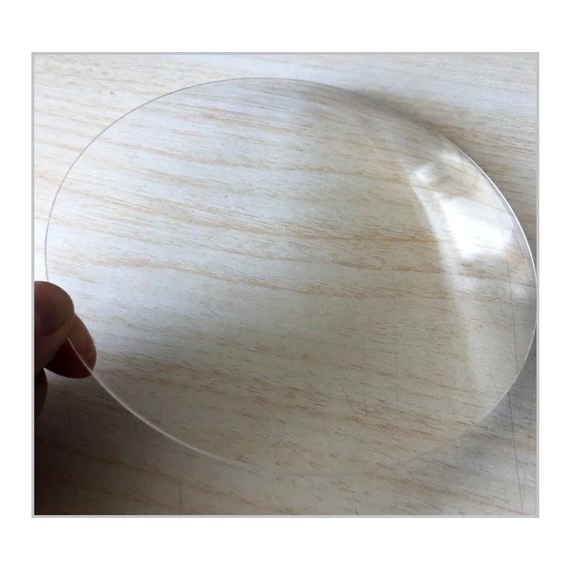 178mm Dia. Big Magnifying Glass Lens K9 Optical Glass Large Plano Convex Lens Focal Length 319.5mm