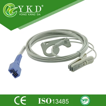 

Veterinary Vet Animal Clip Lingual SpO2 Sensor for Nellcor Oximax DB9 9pin