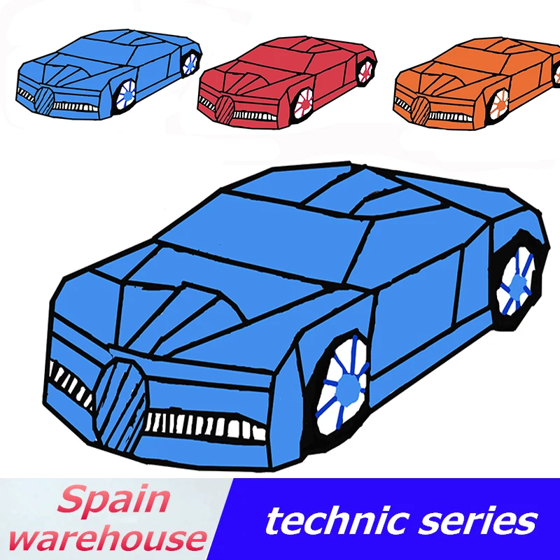 

20086 20086B 20086C Building Blocks Kits Racing Car Toys Compatible Legoing Technic 42083 For Children Gift Bricks In Spain