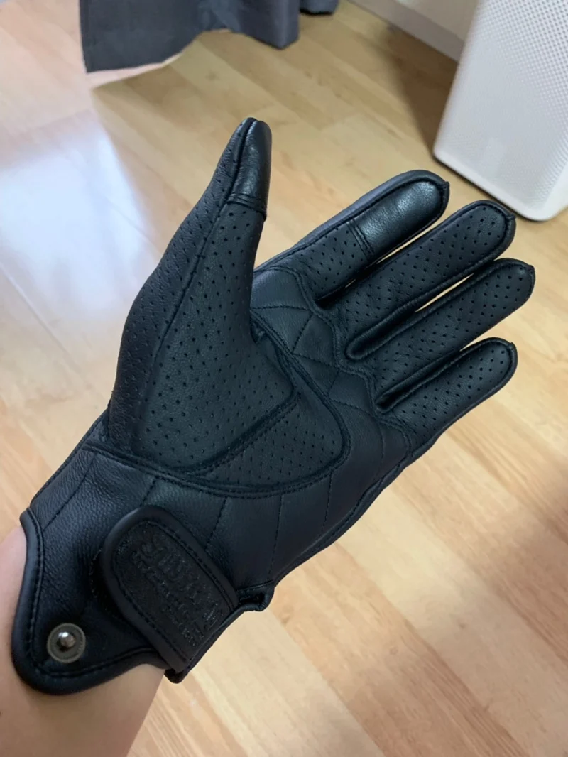 FUYILONG leather glove  brown 6