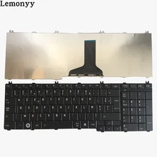 Французская клавиатура для ноутбука toshiba Satellite C650 C655 C655D C660 C670 L650 L655 L670 L675 L750 L755 l755d ноутбука фиолетового и Черного Fr Клавиатура