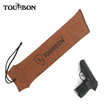 Tourbon Тактический полиэстер пропитанный силиконом вязать пистолет кобура пистолет протектор для стрельба 38,5 см