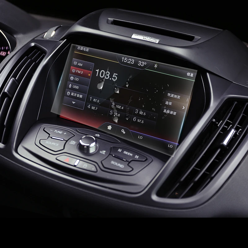 Lsrtw2017 Car Dashboard Navigation Anti Scratch Tempered Film For