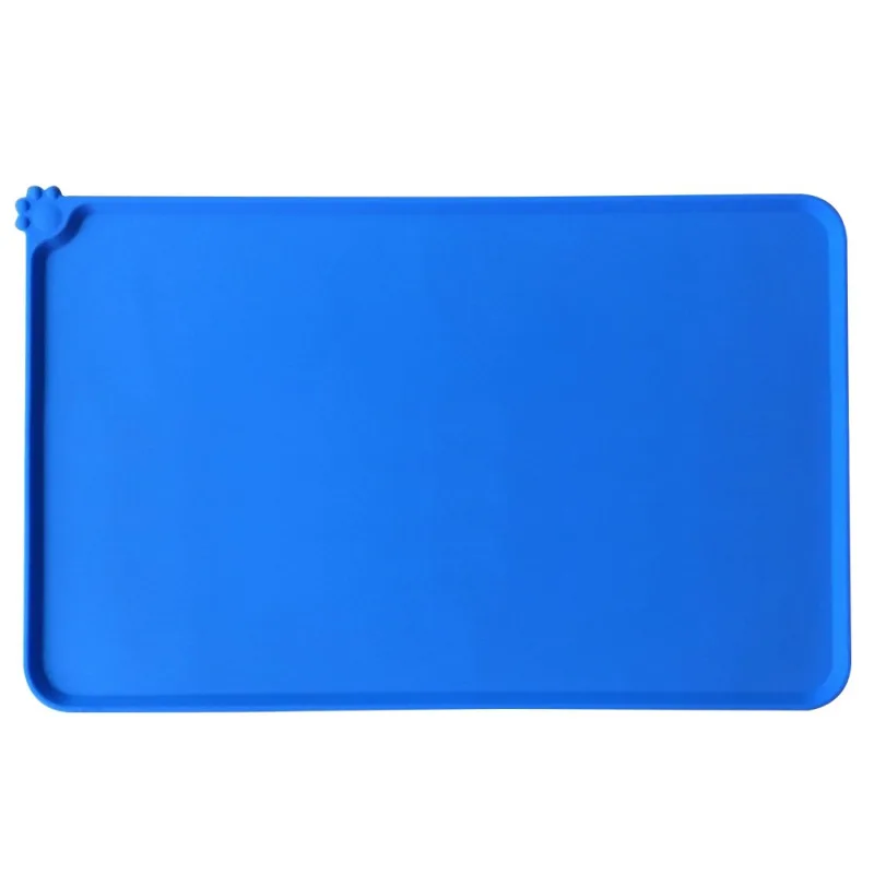 Wipe Clean Pet Supplies Pet Dog Puppy Cat Feeding Mat Pad Cute Silicone Bed Dish Bowl Food Water Feed Placemat 4 Colors