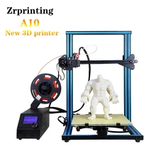 2019 Newest 3D printer Metal frame High Quality Precision kit Filament SDcard LCD A-10S Resume Power Failure Printing