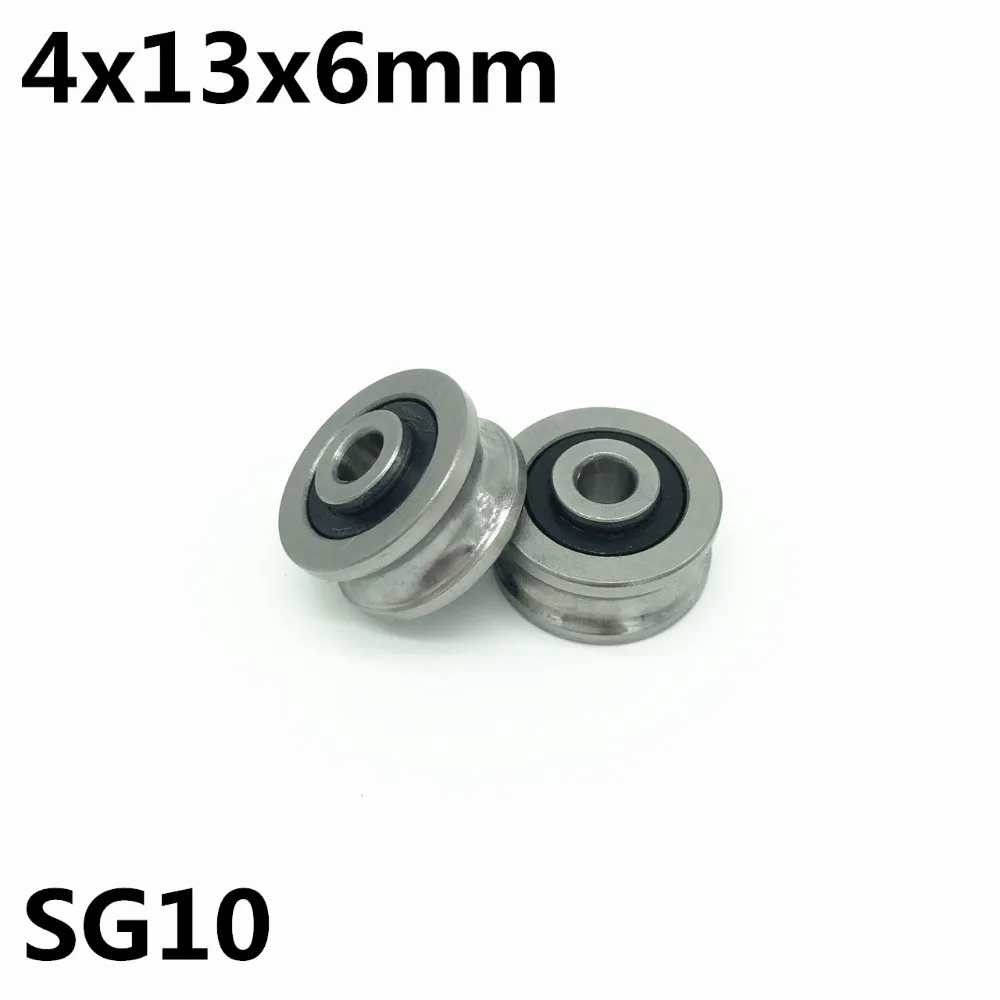 Шариковый подшипник SG10 U 4x13x6 мм двухрядный герметичный для 5 линейных