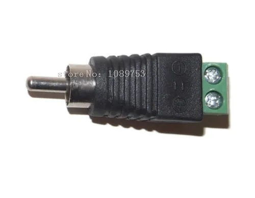 

10 pcs Coax CAT5 To Camera CCTV RCA Video Audio AV Balun Connector Male Adatper