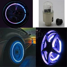 New 2018 arrival Hot 1 Pair Motor Bike Car Bicycle Tyre Tire Valve LED Bulbs Wheel Lights Hot Sale F20