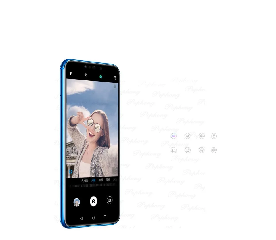 Мобильный телефон huawei Nova 3i с глобальной прошивкой, 4 Гб, 128 ГБ, 6,3 дюйма, Kirin 710, четыре ядра, Android 8,0, отпечаток пальца, ID, 3340 мАч