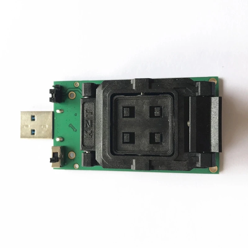 BGA254 eMCP254 port Test Socket with USB 3.0 Port NAND flash testing Clamshell