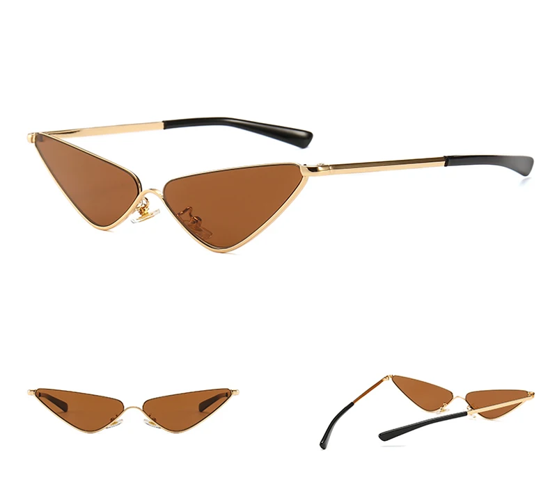 Metal Cat Eye Sunglasses Female detail (7)