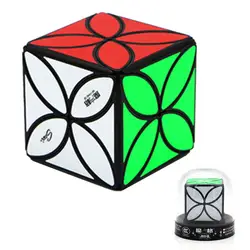 QiYi Mofangge четыре листа клевера узор Magic Cube Puzzle специальные Скорость Cubo Magico обучения Образование игрушки для детей