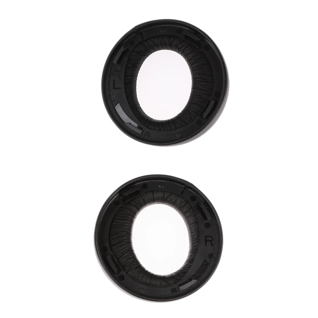 Black Ear Pad Cushion Replacements for Sony Gold Wireless Stereo Headset PS3 PS4 7.1 L R Headphone Headset ACCS