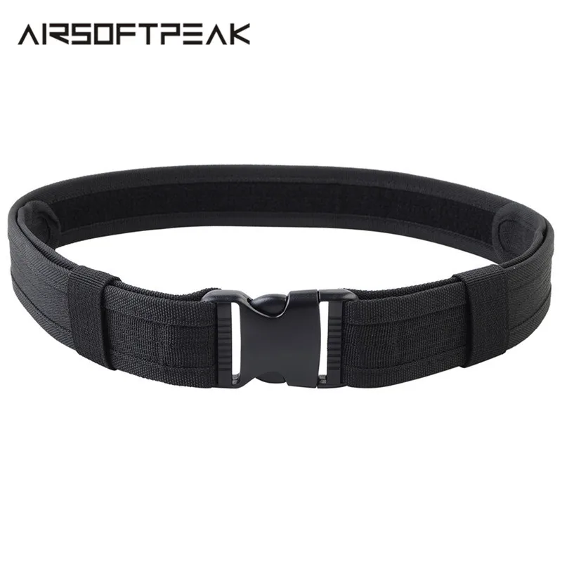 

151CM Extra Long 1.5 Inch Tactical CS Belt Military Automatic Buckle New Version Waistband Nylon Adjustable Combat Hiking Belts