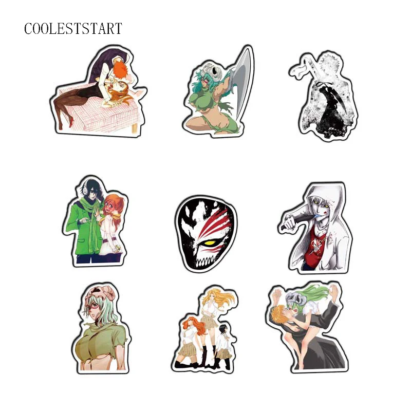 50Pcs/pack BLEACH Stickers Japanese Anime Stickers Japanese Manga For Laptop Mouse Motorcycle Skateboard luggage Guitar