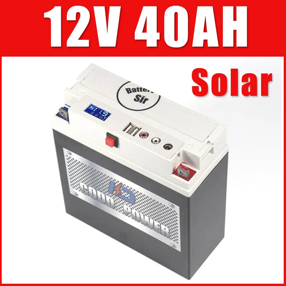 12V lipo Авто батареи солнечной энергии Гольф автомобиль литий ионный