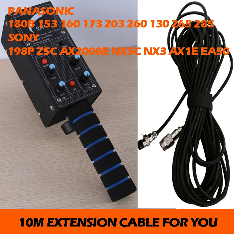 

DV Camcorder Remote Controller with REC iris Focus Zoom Control Lanc for SONY or PANASONIC HDV for Camera Jib Crane